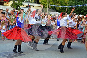 Slovakian joyful dance