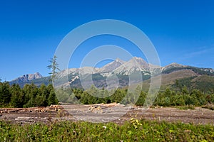 Slovenský Lomnický štít Tatry