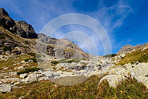 Slovakian Mlynicka dolina Tatra landscape