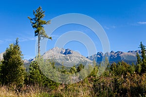 Slovakian side Gerlach Tatra mountains