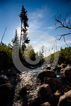 Slovakian Spiski lakes Tatry mountains