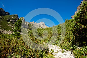 Slovakian Spiski lakes Tatry mountains