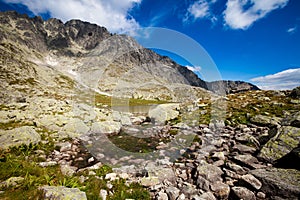 Slovakian Spiski lakes Tatry mountains