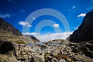 Slovakian Spiski lakes Tatry mountains