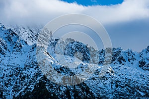 Slovakian tatra mountains in summer