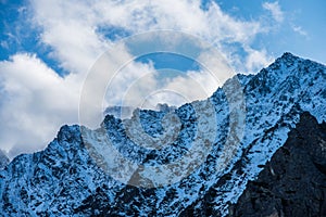 Slovakian tatra mountains in summer