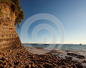 Slovenian coast, view from Debeli rti