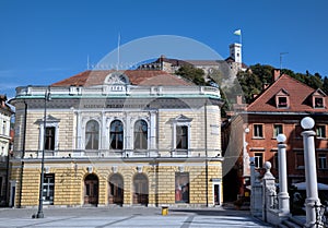 The Slovenian Philharmonic on Congress Square.