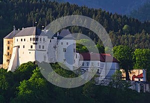 Slovenska Lupca castle during summer