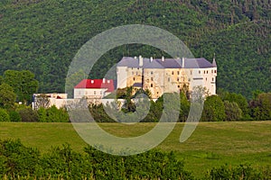 Slovenska Lupca castle during summer