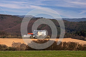 Slovenska Lupca castle during summer