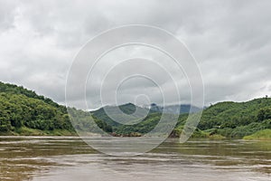 The slow boat at the Mekong