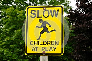 Slow Children at Play Sign