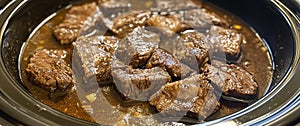 Slow-Cooked Beef Chunks in Rich Broth Perfectly Braised for Tenderness photo