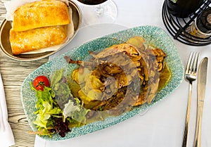 Perdiz a la toledana, cuisine of Toledo photo