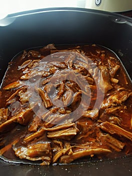 Slow cooker pulled pork