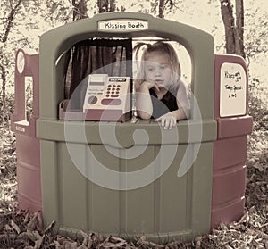 Slow day At The Kissing Booth