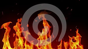 Slow-motion video of fire and flames.A fire pit, burning gas or gasoline burns with fire and flames.