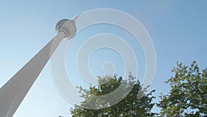 Slow push toward TV Tower in Berlin