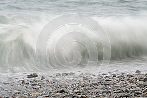 Slow shutterspeed photography at the Gulf of Biskay - Spain