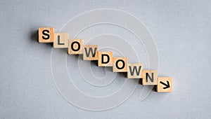 Slowdown concept photo