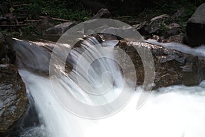 Slowshutter splash of the water