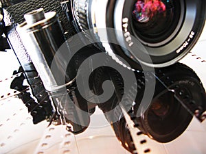 SLR camera and film