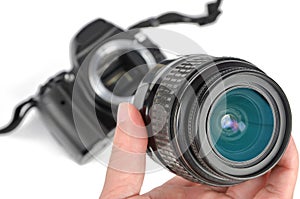 Slr camera lens