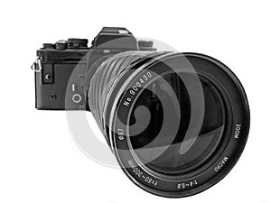 SLR with zoom