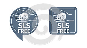 SLS free stamp Sodium Laureth Sulfate