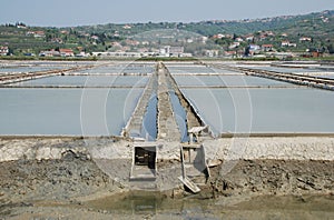 Sluice Gate in Salt Flats