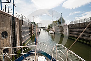 Sluice Hellevoetsluis, Zeeland, Netherlands