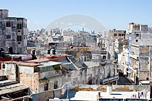 Slum block of a city photo