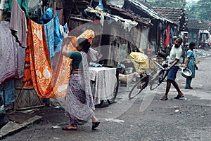 Slum dwellers of Kolkata-India