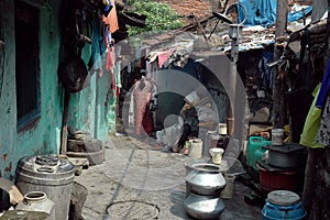 Slum dwellers of Kolkata-India