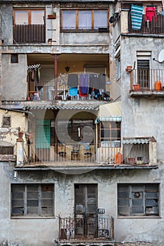 Slum facade in Ripoll