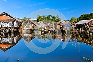 Slum Houses on Water