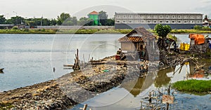 A slum on the lake photo
