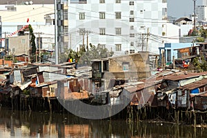 Slum in Saigon