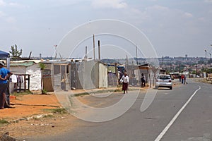 Slum in Soweto