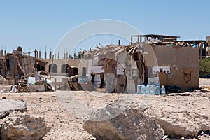 Slums in Egypt city photo