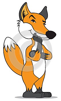 Sly Cartoon Fox