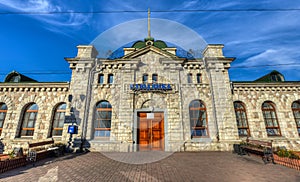 Slyudyanka Train Station on the Trans-Siberian Railway