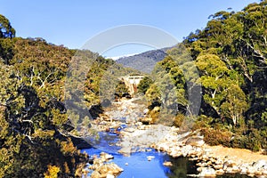 SM SNowy river dam from bridge