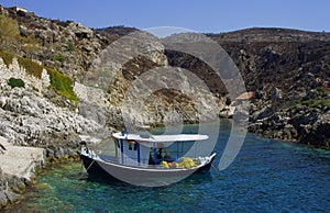 Smack in bay, Zakynthos island