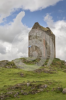 Smailholm Tower in Scotland.