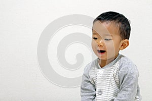 Smailing Japane infant