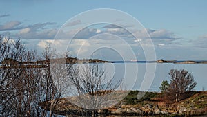Smal Islands from Storlauvoya on the Atlantic road in More og Romsdal in Norway