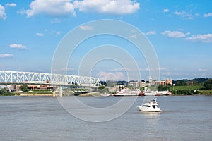 Smale Riverfront Park in Cincinnati, Ohio next to the John A Roe