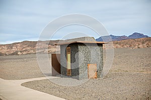 Small ablution block in Death Valley National Park